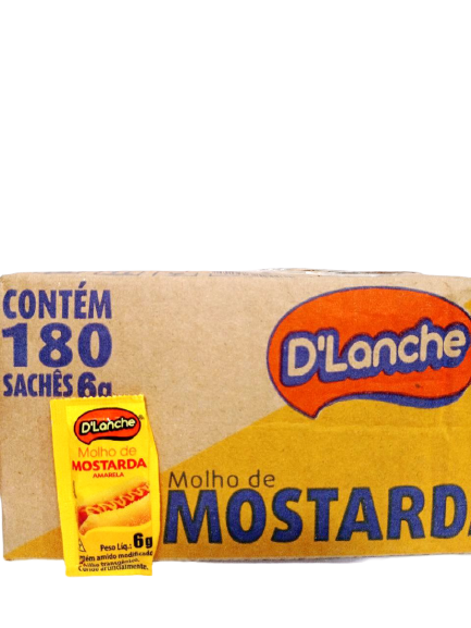 MOSTARDA SACHE D LANCHE CX 180X6GR