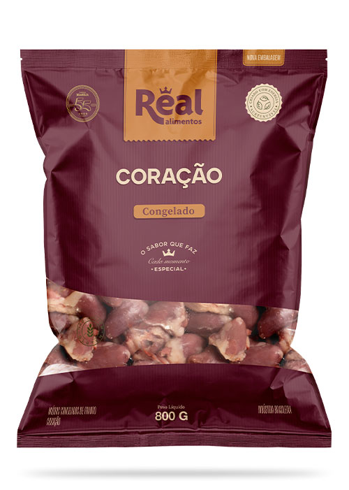 CORACAO DE FRANGO REAL PCT CX 20KG